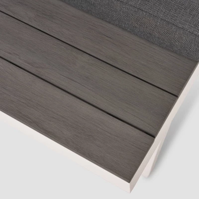 3pc Irma Aluminum Patio Sofa Sectional - White - Christopher Knight Home 6 3pc Irma Aluminum Patio Sofa Sectional - White - Christopher Knight Home - Image 4