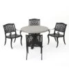 Capri 5pc Cast Aluminum Dining Set - Black Sand - Christopher Knight Home -Outdoor Furniture Store GUEST 3a5978f8 4d97 4f41 b4a7 470e7bd2390f