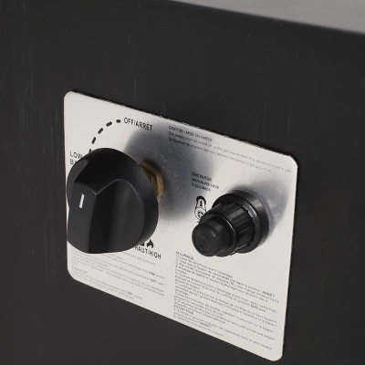 Vernon Outdoor Rectangular Fire Pit With Tank Holder - Dark Gray - Christopher Knight Home 14 Vernon Outdoor Rectangular Fire Pit With Tank Holder - Dark Gray - Christopher Knight Home - Image 12