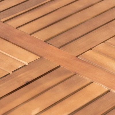 Monterey 7pc Acacia & Wicker Dining Set - Christopher Knight Home 5 Monterey 7pc Acacia & Wicker Dining Set - Christopher Knight Home - Image 3