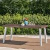 Della Rectangle Acacia Dining Table - Christopher Knight Home 1 Della Rectangle Acacia Dining Table - Christopher Knight Home -Outdoor Furniture Store GUEST 3e279517 519c 47c5 8ad4 e489c8723b2c