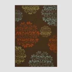 Henley Floral Outdoor Rug Brown/Blue - Christopher Knight Home -Outdoor Furniture Store GUEST 3efc2bf1 ff09 43af b7b7 670a0978f469