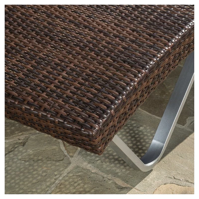 San Marco 3pc Wicker Patio Chaise Lounge Set - Multi Brown - Christopher Knight Home 5 San Marco 3pc Wicker Patio Chaise Lounge Set - Multi Brown - Christopher Knight Home - Image 3