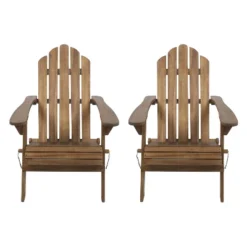 2pk Hazel Outdoor Acacia Wood Foldable Adirondack Chairs - Christopher Knight Home 20 2pk Hazel Outdoor Acacia Wood Foldable Adirondack Chairs - Christopher Knight Home -Outdoor Furniture Store GUEST 3f56f5af 12e6 414c a4a6 f5ca06cde2ea