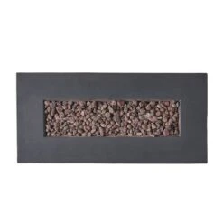 Aidan Outdoor 40000 BTU Light Weight Concrete Rectangular Fire Pit Dark Gray - Christopher Knight Home -Outdoor Furniture Store GUEST 404da959 22e2 448f 8ff8 6ce9eae8c3b1