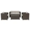 Puerta 4pc Wicker Chat Set - Light Brown/Ceramic Gray - Christopher Knight Home 2 Puerta 4pc Wicker Chat Set - Light Brown/Ceramic Gray - Christopher Knight Home -Outdoor Furniture Store GUEST 4262ff20 5a4d 47bb 9532 ff11a0d0cef6