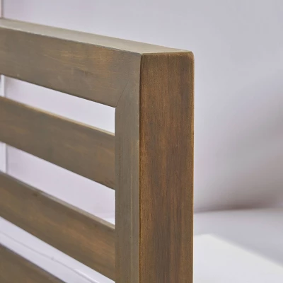 Oana Acacia Wood Club Chair - Gray/White - Christopher Knight Home 4 Oana Acacia Wood Club Chair - Gray/White - Christopher Knight Home - Image 2