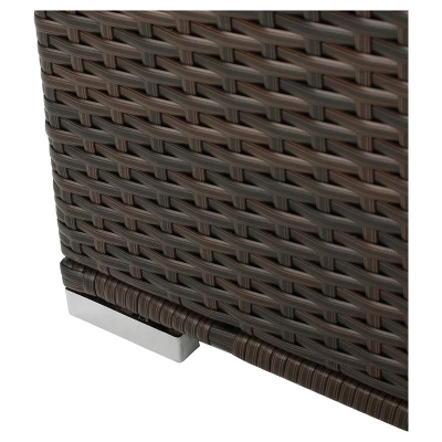 Santa Rosa Wicker Storage Box - Multibrown - Christopher Knight Home 3 Santa Rosa Wicker Storage Box - Multibrown - Christopher Knight Home - Image 2