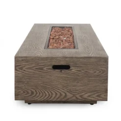 Aidan Outdoor 50000 BTU Iron Rectangular Fire Pit Wood Pattern Brown - Christopher Knight Home 13 Aidan Outdoor 50000 BTU Iron Rectangular Fire Pit Wood Pattern Brown - Christopher Knight Home -Outdoor Furniture Store GUEST 4497870e b7cb 4ca4 9a01 08a91d66aded 1