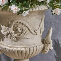 28" Wide Planter Adonis Lightweight Concrete Patio Urn White - Christopher Knight Home 8 28" Wide Planter Adonis Lightweight Concrete Patio Urn White - Christopher Knight Home -Outdoor Furniture Store GUEST 4578f602 31bc 4ec8 9d65 5fc7c069dc32