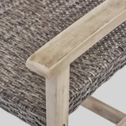 Hampton 5pc Wood & Wicker Club Chair Set With Fire Pit - Christopher Knight Home -Outdoor Furniture Store GUEST 45b742f7 f775 4d20 bc49 3ec1ab4e4b44