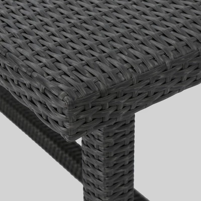 Santa Rosa Rectangle Wicker Dining Table - Christopher Knight Home 5 Santa Rosa Rectangle Wicker Dining Table - Christopher Knight Home - Image 3