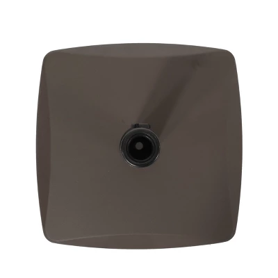 55-pound Square Patio Umbrella Base- Brown - Christopher Knight Home 6 55-pound Square Patio Umbrella Base- Brown - Christopher Knight Home - Image 4