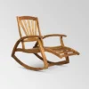 Sunview 2pk Acacia Wood Recliner Rocking Chairs - Teak - Christopher Knight Home -Outdoor Furniture Store GUEST 4a2969ec 731b 4f66 9d87 83343b589258