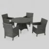 Cypress 5pc Round Wicker Patio Dining Set - Gray - Christopher Knight Home -Outdoor Furniture Store GUEST 4b241c87 f0ad 48cd 9eb6 581b2541c852