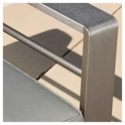 Cape Coral 5pc Aluminum Sofa Set With Cushions - Khaki - Christopher Knight Home -Outdoor Furniture Store GUEST 4b3c6475 9a22 471f a84d baa77a1d3df9