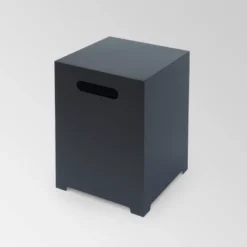 Wellington Round 32" Iron Gas Fire Pit With Tank Holder Dark Gray - Christopher Knight Home -Outdoor Furniture Store GUEST 4c278d30 c6e5 4a7b a906 2de7b22f30d6