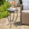 Han Ceramic Tile Side Table - Blue/White - Christopher Knight Home 2 Han Ceramic Tile Side Table - Blue/White - Christopher Knight Home -Outdoor Furniture Store GUEST 4f925fc2 1985 4c29 9258 925a633e44f6