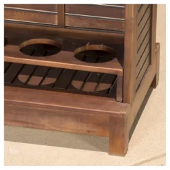 Riviera Acacia Wood Bar - Rich Mahogany - Christopher Knight Home -Outdoor Furniture Store GUEST 507e18b9 03d1 4c33 ad84 1ad9418cbb0a