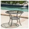 San Pico Round Wicker And Glass Table - Gray - Christopher Knight Home -Outdoor Furniture Store GUEST 50acb857 d43c 4cb9 9533 d2a55f632e87