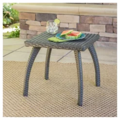 Honolulu Wicker Patio Accent Table - Gray - Christopher Knight Home 7 Honolulu Wicker Patio Accent Table - Gray - Christopher Knight Home -Outdoor Furniture Store GUEST 52155407 92f0 4d56 8d62 39e0725e0c2b