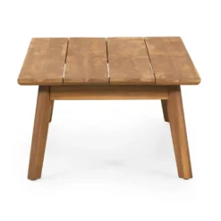 2pc Ellendale Outdoor Acacia Wood Loveseat & Coffee Table Teak/White - Christopher Knight Home -Outdoor Furniture Store GUEST 527fc4b4 2c48 4434 96d6 54220c45be10