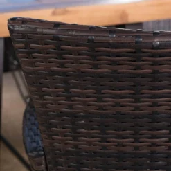 Torrens 7pc Acacia Wood/Wicker Patio Dining Set - Brown - Christopher Knight Home -Outdoor Furniture Store GUEST 534dd048 c86a 4d1e 83f0 bd2383d885f7