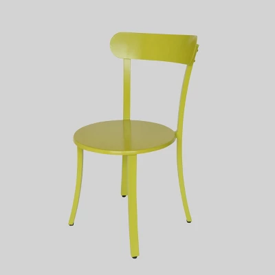 Barbados 3pc Iron Bistro Set - Matte Lime Green - Christopher Knight Home 4 Barbados 3pc Iron Bistro Set - Matte Lime Green - Christopher Knight Home - Image 2