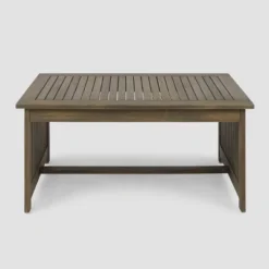 Carolina 5pc Acacia Wood Sofa Set - Gray/Cream - Christopher Knight Home -Outdoor Furniture Store GUEST 53678d1e 285f 4b72 9207 6659e0f1a4cc