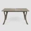 Hermosa Rectangular Acacia Wood Dining Table - Gray - Christopher Knight Home -Outdoor Furniture Store GUEST 5405545f 2621 4785 a9e0 7110e8bd4b56