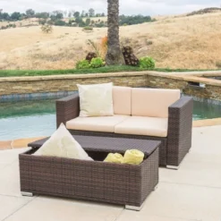 Murano 4pc Wicker Patio Sofa Set - Brown - Christopher Knight Home 11 Murano 4pc Wicker Patio Sofa Set - Brown - Christopher Knight Home -Outdoor Furniture Store GUEST 5645d5d8 da48 4e09 b605 aa3ba597a459