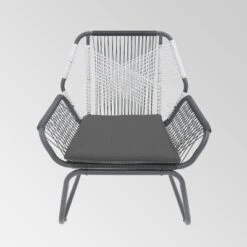 Milan 2pk Steel Club Chairs - Gray/White - Christopher Knight Home 13 Milan 2pk Steel Club Chairs - Gray/White - Christopher Knight Home -Outdoor Furniture Store GUEST 5724087a 470b 4a00 b3d5 55c4df5cd2d5