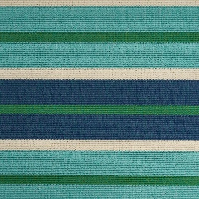 5' X 8' Ellis Geometric Outdoor Rug Blue/Green - Christopher Knight Home 6 5' X 8' Ellis Geometric Outdoor Rug Blue/Green - Christopher Knight Home - Image 4