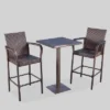 Lala 3pc Square Wicker Patio Bar Set - Brown - Christopher Knight Home 2 Lala 3pc Square Wicker Patio Bar Set - Brown - Christopher Knight Home -Outdoor Furniture Store GUEST 5a6dfbe6 8f8c 432b 855a b8e715c06977