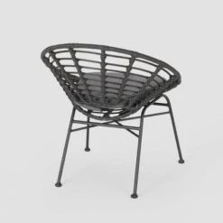 Kingston 3pc Acacia Wood Chat Set - Gray/Dark Gray - Christopher Knight Home -Outdoor Furniture Store GUEST 5aaa505c 7bef 432c bddc ffe0ff777198 1