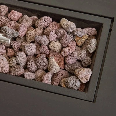 Kahala 5pc Wicker Chat Set With Fire Table - Christopher Knight Home 7 Kahala 5pc Wicker Chat Set With Fire Table - Christopher Knight Home - Image 5