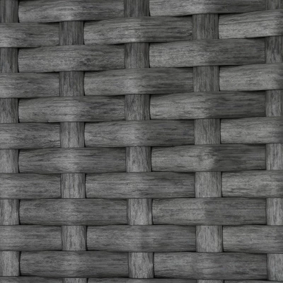 Nash 7pc Wicker Dining Set - Gray - Christopher Knight Home 6 Nash 7pc Wicker Dining Set - Gray - Christopher Knight Home - Image 4