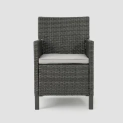 Celeste 5pc Wicker Dining Set - Gray/Light Gray - Christopher Knight Home -Outdoor Furniture Store GUEST 5fa377bf cdd2 493d a844 cd3f24954cb3 2