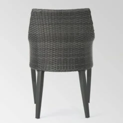 Hillhurst 4pk Wicker Dining Chairs Gray - Christopher Knight Home -Outdoor Furniture Store GUEST 61228847 2c31 4f9d 956f fdc0070d10b9