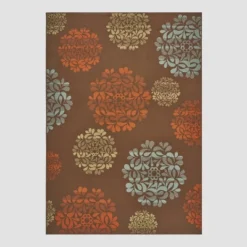 Henley Floral Outdoor Rug Brown/Blue - Christopher Knight Home -Outdoor Furniture Store GUEST 61da1d42 72fb 4f21 8c65 88ac402da4c6