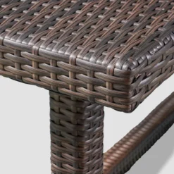 Harlowe 7pc Wicker Dining Set - Brown/Cream - Christopher Knight Home -Outdoor Furniture Store GUEST 62c7b763 158a 4049 9750 dc6877151dda