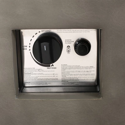 Adio Rectangular 56" Light Weight Concrete Gas Fire Pit With Tank Holder Light Gray - Christopher Knight Home 4 Adio Rectangular 56" Light Weight Concrete Gas Fire Pit With Tank Holder Light Gray - Christopher Knight Home - Image 3