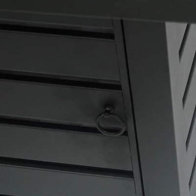 Rene Square 39.25" Iron Gas Fire Pit Matte Black - Christopher Knight Home 4 Rene Square 39.25" Iron Gas Fire Pit Matte Black - Christopher Knight Home - Image 2