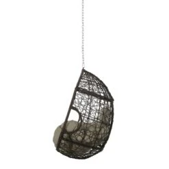 Castaic Indoor/Outdoor Wicker Hanging Chair With 8' Chain - Brown/Khaki - Christopher Knight Home 11 Castaic Indoor/Outdoor Wicker Hanging Chair With 8' Chain - Brown/Khaki - Christopher Knight Home -Outdoor Furniture Store GUEST 6579027d d33b 406b 8450 06b5cfa0efd4