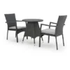 Georgina 3pc Wicker Patio Bistro Set With Cushions - Gray - Christopher Knight Home 2 Georgina 3pc Wicker Patio Bistro Set With Cushions - Gray - Christopher Knight Home -Outdoor Furniture Store GUEST 65d9afea cdd8 4fe3 a499 041300b0f659