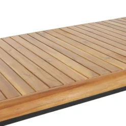 Holt Rectangular Outdoor Acacia Wood Dining Table Teak/Black - Christopher Knight Home -Outdoor Furniture Store GUEST 6737a494 62d9 4cdd ae2d e0dbb2700c6e