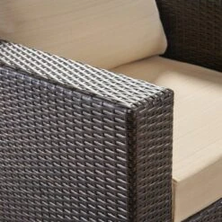 Santa Rosa 10pc Wicker Sectional Sofa Set - Brown/Beige - Christopher Knight Home -Outdoor Furniture Store GUEST 6814dcae 4b51 40d3 80a7 44668cda4b2f