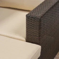 Santa Rosa 10pc Wicker Sectional Sofa Set - Brown/Beige - Christopher Knight Home -Outdoor Furniture Store GUEST 692f2ded 6005 4368 a87e 0139ec14cefc