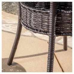 Littleton 3-Piece Wicker Patio Bistro Seating Set - Brown - Christopher Knight Home -Outdoor Furniture Store GUEST 6af7e9d7 3ca4 4d21 9755 13f69129c6aa