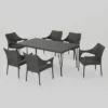 Colt 7pc Wicker Dining Set - Gray - Christopher Knight Home -Outdoor Furniture Store GUEST 6b048a72 8abf 4346 82e7 b93c58f5057d